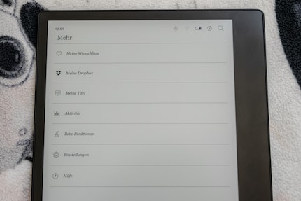 Dropbox and beta features give you more options on the e-reader.