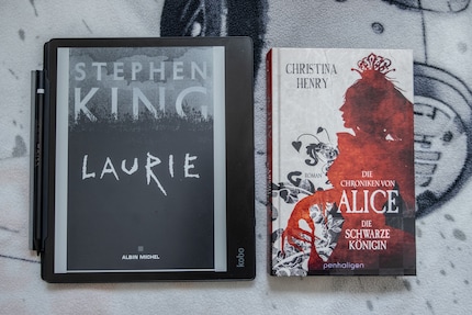 The Kobo Elipsa is pretty big for an e-reader.