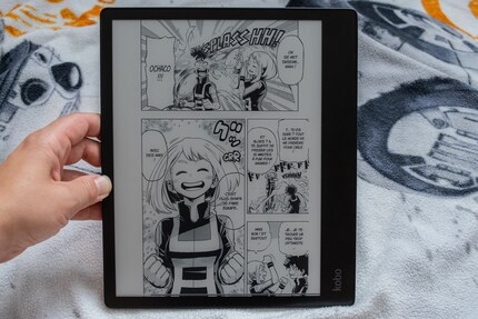 Reading manga on the Kobo Elipsa 2E is a pleasant experience.