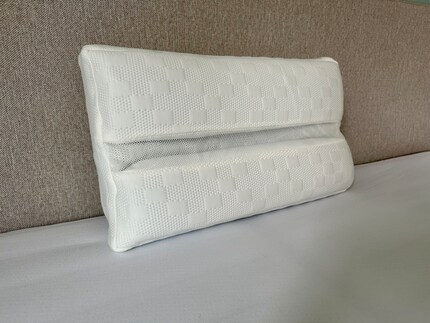 The channel in the middle is meant to reduce sweating.