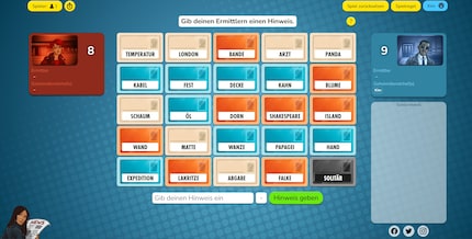 In der Online-Version kannst du zwischen dem Basisspiel und der Duett-Variante wählen sowie zudem eigene Wort-Pakete einbauen.