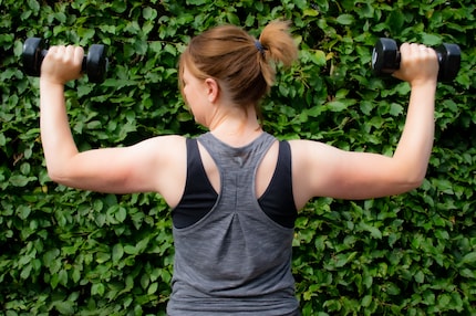 Apart from my yoga mat, the only other workout tools I use are two 5-pound dumbbells for an exercise during my I did it! week. That’s all I needed.