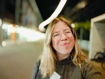 It looks much better in this photo. And at night, you get great lighting effects.