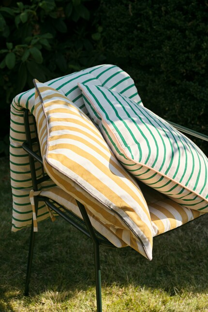 Mon astuce pour faire revivre le motif maritime : renoncer aux tons bleus.