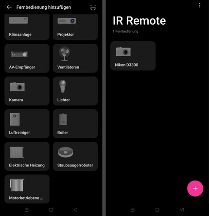 Use your phone as a remote control.