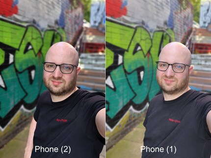 In portrait mode, the Phone (2)’s colour reproduction also wins.
