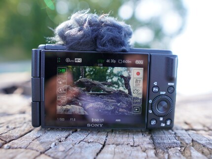 Er is veel informatie te vinden op dit grote 3-inch scherm.