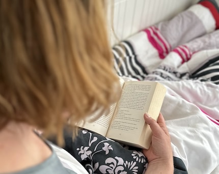 Throwback to my childhood: this week, I’m dreading lights out. But evening reading is a win. I hope to make it a fixed part of my nighttime ritual.