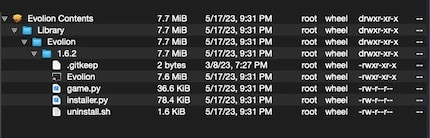 Die Malware versteckt sich in den «.py» Dateien.