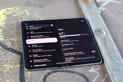 Die Falte ist gar nicht so leicht zu fotografieren.