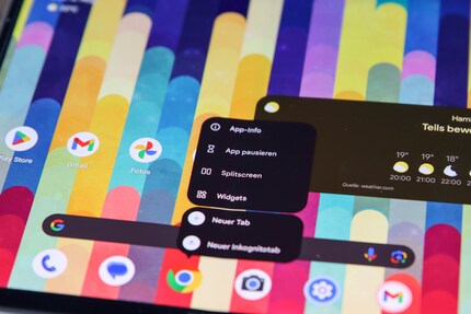 Fast jede App bietet den Splitscreen im Pop-up an.