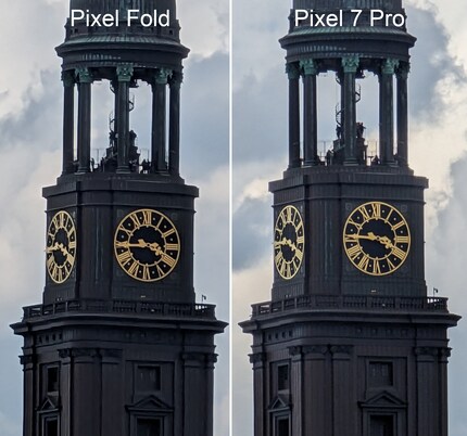 Der 20-fache Zoom im Vergleich mit dem Pixel 7 Pro.