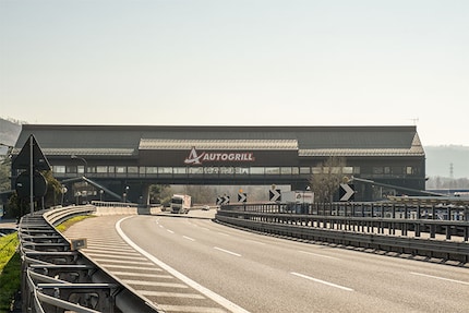 Een Autogrill tankstation