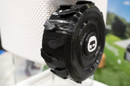 You can replace tools or spare parts such as the wheels yourself using your 3D printer.