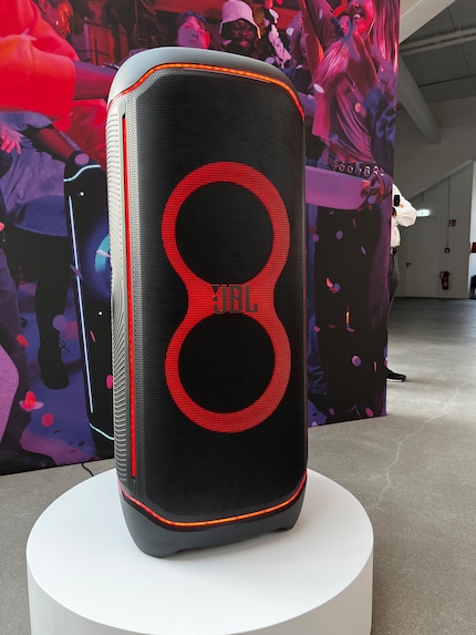 The Partybox Ultimate is a powerful piece and weighs around 40 kilos