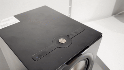 The LEDs light up when you hover your hand over the control panel