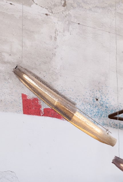 Ein Schwamm wird zur Pendelleuchte …