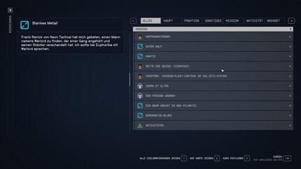 Le journal de quêtes est plein et l’univers est immense. Alors, ne perdez pas votre temps avec des missions ennuyeuses.