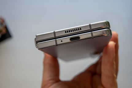 Das Phone schliesst zwar bündig…