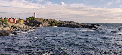 Ambiance de carte postale sur Öja, l’île la plus méridionale de l’archipel de Stockholm.