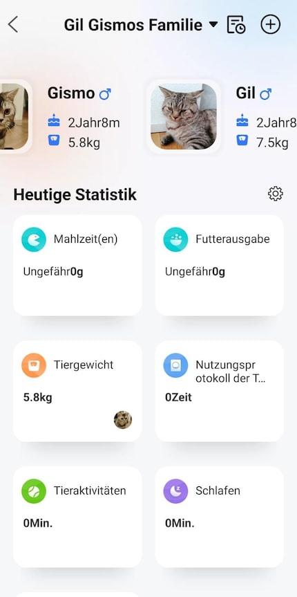 L’application associée vous permet de connecter d’autres produits Petkit et de surveiller votre animal. Capture d’écran : Tanja Lehmann