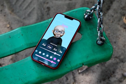 Für die Farbe des Textes stehen nicht nur Pastelltöne zur Auswahl.