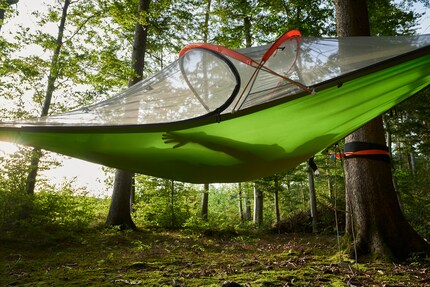 Pas du tout confortable : le tissu s’affaisse et je ne trouve pas la bonne position allongée.