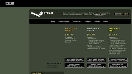 «Half-Life 2» ist das erste Spiel, das es bei Steam zu kaufen gibt.