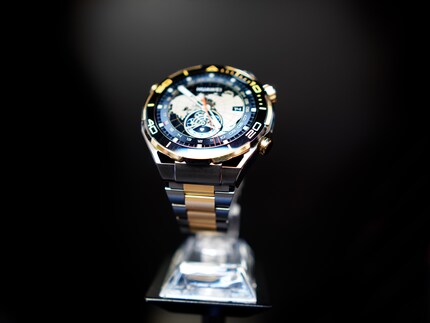 Alles wat hier glinstert is 18-karaats goud. Deze versie van de Watch Ultimate kost 3.000 frank.