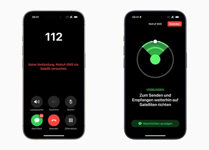 Ohne Mobilnetz kannst du jetzt auch in der Schweiz auf den Notruf per Satellit wechseln.