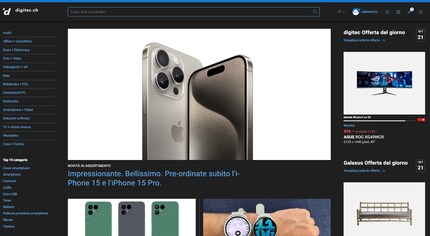 Il nuovo Dark Mode su Digitec.