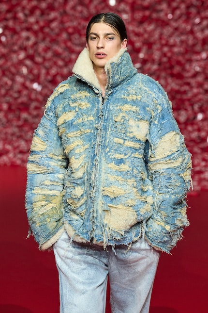 Diesel's autumn collection 23 has been diligently destroyed.