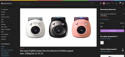 Dark mode on Galaxus.