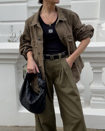 Digital Creator Francesca Saffari with Jodie by Bottega Veneta. Image: Instagram @francescasaffari