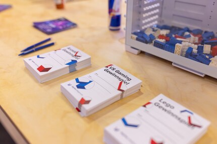 Some visitors were very good at estimating the number of Legos in the PC case.