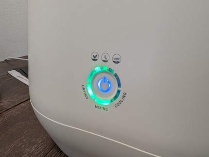Vous choisissez l’un des trois modes à l’aide d’un bouton situé à l’avant.