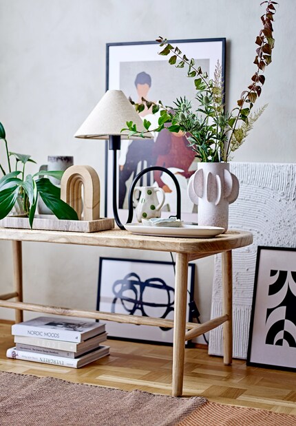 Elk bankje kan worden hergebruikt als decoratief element in de kamer.