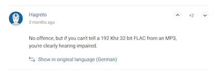 An opinion off the internet.