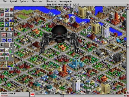 At the end of a game, I let every possible disaster pass over my city. The highlight is, of course, the UFO.