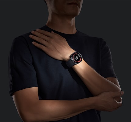 To measure your blood pressure, you need to hold the watch at heart level.