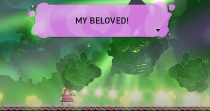 Nintendo came up with rather unusual dialogue for Bowser and Peach.