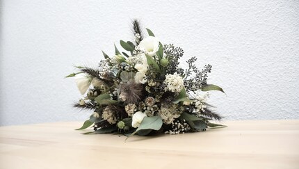 My bridal bouquet beforehand, fresh and full of life.