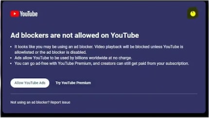 YouTube kann User und Userinnen auch blockieren.