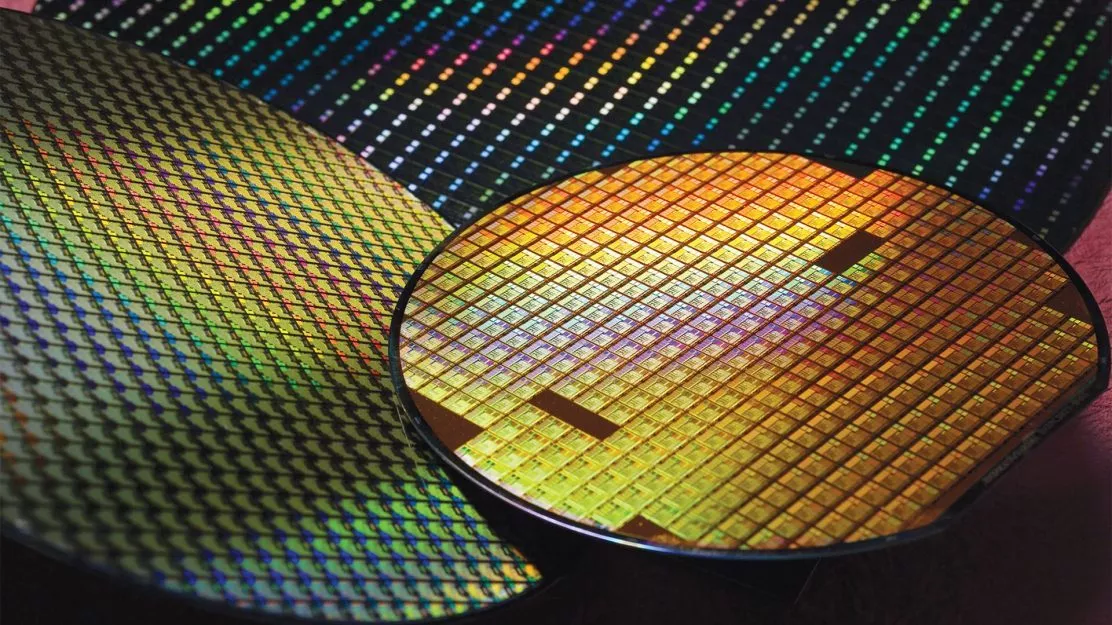 This is a wafer. Individual chips are cut from here.