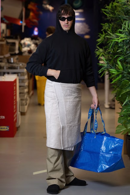 Wie du mir, so ich dir: Das Handtuch «Vinarn» von Ikea kostet nur schlappe CHF 14.95.