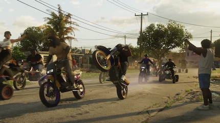 Eine Biker-Gang terrorisiert Vice City.