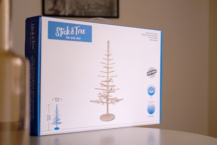 Der «Stick&Tree» kommt kompakt verpackt daher.