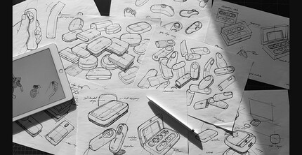 Sketches by Juan Lee for the icon controller