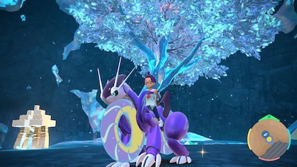 The end of the expansion pack takes me back to Zone Zero. Among other things, I discover a new, legendary Pokémon there.