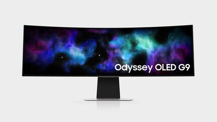 Von aussen sieht der Samsung Odyssey OLED G9 genau gleich aus wie sein Vorgänger.